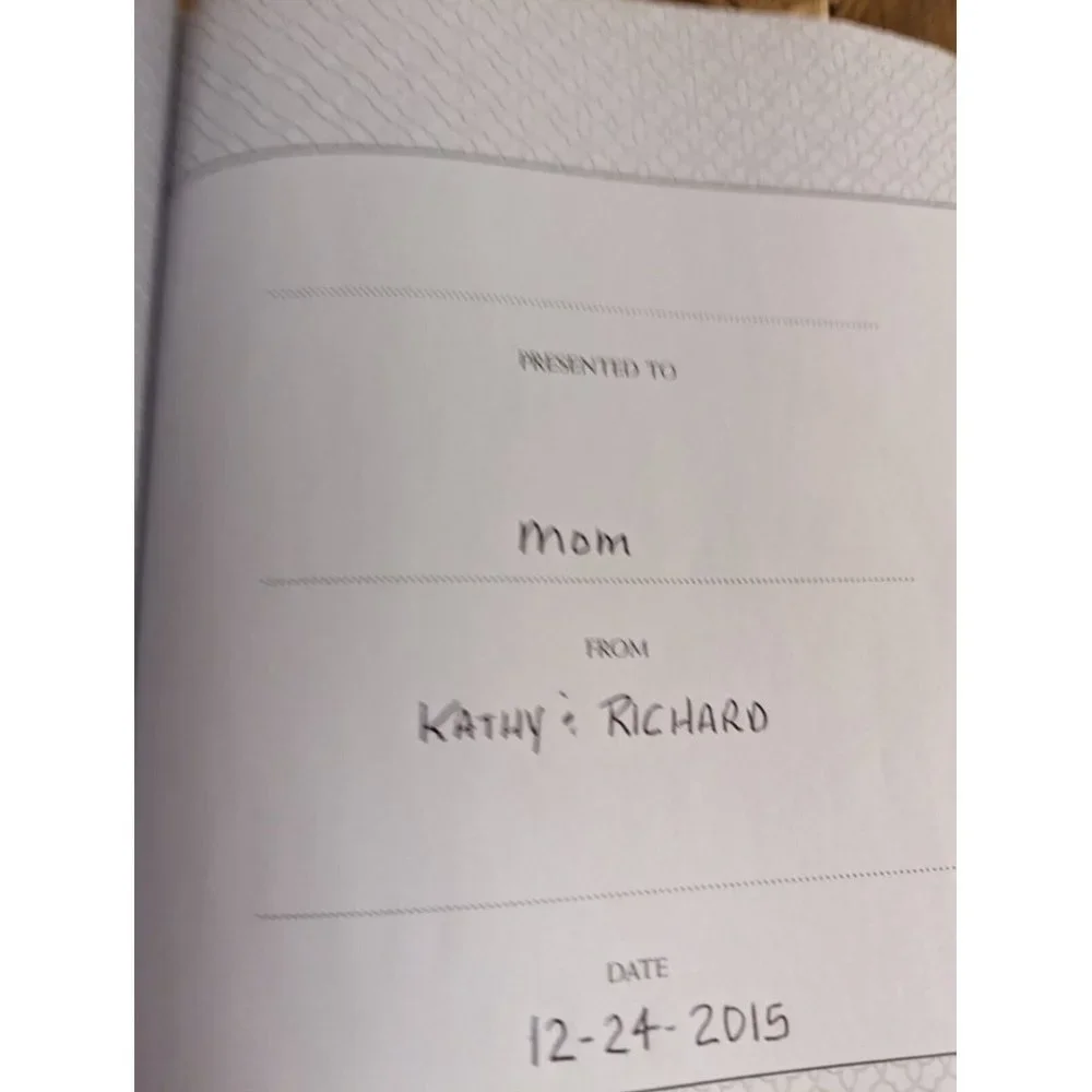 The Gift of Jesus My Daily Devotional Book Grey Leather